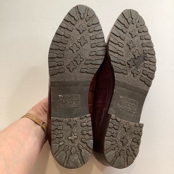 BALLY Brown Tranca Italian Leather & Suede Loafers Size 38 - Picture 8 of 12